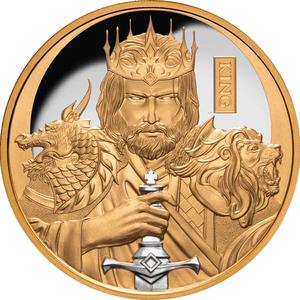 Niue / Gold Ounce 2023 Chess King - reverse photo