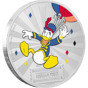 Niue / Silver Ounce 2019 Donald Duck - Coloured - reverse photo