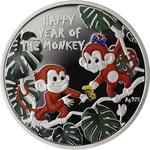 Silver Ounce 2016 Happy Year of the Monkey: Photo Coin, Niue, Silver Ounce 2015 Happy Year of the Monkey / thumbnail