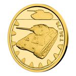 Gold Tenth-Ounce 2022 Armoured Vehicles - T-34/76: Photo Coin, Niue, Gold Tenth-Ounce 2022 Armoured Vehicles - T-34/76 / thumbnail