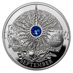 One Dollar Silver 2013 Magic Stones - September: Photo Coin, Niue, One Dollar Silver 2013 Magic Stones - September / thumbnail