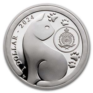 Niue / Silver Ounce 2024 Cat Breeds - British Shorthair - obverse photo