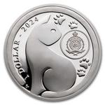 Silver Ounce 2024 Cat Breeds - British Shorthair: Photo Coin, Niue, Silver Ounce 2024 Cat Breeds - British Shorthair / thumbnail