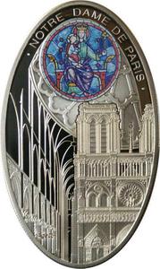 Niue / Silver Ounce 2010 Notre Dame de Paris - reverse photo