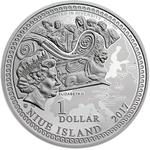One Dollar Silver 2017 Amber Road - Wroclaw: Photo Coin, Niue, One Dollar Silver 2017 Wroclaw / thumbnail