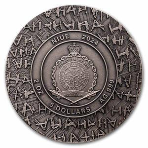 Niue / Silver Two Ounces 2024 Batman - The Joker - obverse photo