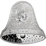 Silver Ounce 2012 Christmas - Bell: Photo Coin, Niue, Silver Ounce 2012 Christmas / thumbnail