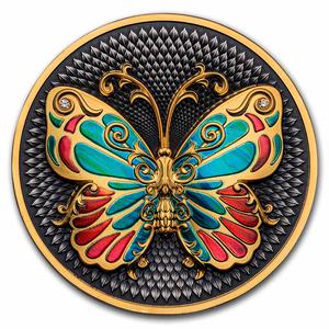 Niue / Silver Two Ounces 2023 Butterfly - reverse photo
