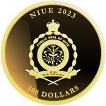 Niue / Gold Ounce 2023 Vivat Humanitas - obverse photo