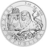 Niue / Silver Five Ounces 2019 Czech Lion - reverse photo