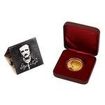 Gold Half Ounce 2019 Edgar Allan Poe: Photo Coin, Niue, Gold Half Ounce 2019 Edgar Allan Poe / thumbnail