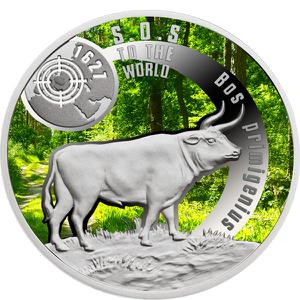 Niue / One Dollar Silver 2016 Aurochs - reverse photo