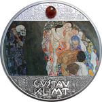 Niue / One Dollar Silver 2019 Gustav Klimt - Death and Life - reverse photo