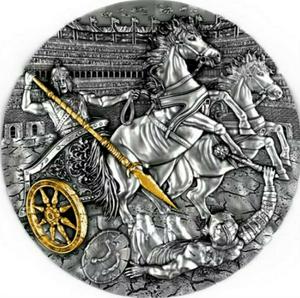 Niue / Silver Two Ounces 2019 Rydwan Chariot - reverse photo