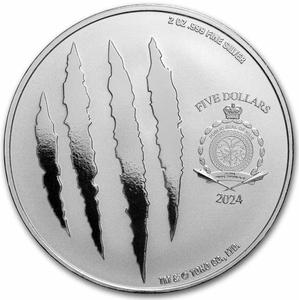 Niue / Silver Two Ounces 2024 Godzilla vs Mechagodzilla - obverse photo