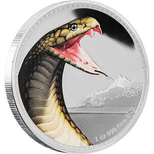 Niue / Silver Ounce 2016 Kings of the Continents - Cobra - reverse photo