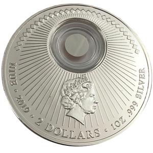 Niue / Silver Ounce 2019 Moon Landing, with Copper - obverse photo