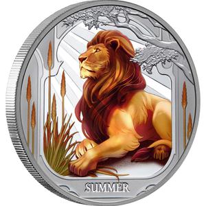 Niue / Silver Ounce 2025 Seasons - Summer - reverse photo