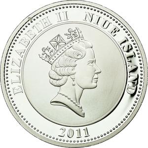 Niue / One Dollar 2011 Lady Diana - reverse photo