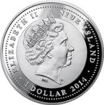 Niue / One Dollar Silver 2014 Year of the Horse - obverse photo