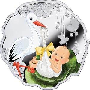Niue / One Dollar Silver 2016 Born to Be Happy - reverse photo