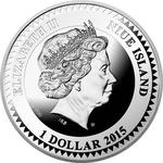 Niue / One Dollar Silver 2015 Love - obverse photo