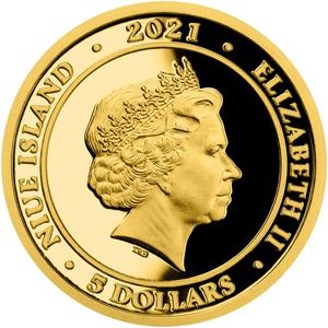 Niue / Gold Tenth-Ounce 2021 Just You Wait! - At the Stadium - obverse photo