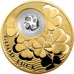 Silver Ounce 2013 Four-Leaf Clover: Photo Coin, Niue, Silver Ounce 2013 Four-Leaf Clover / thumbnail