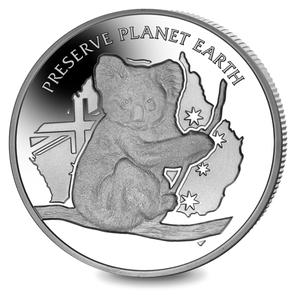 Niue / One Dollar 2020 Preserve the Planet - Australian Koala - reverse photo