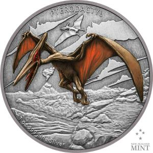 Niue / Silver Ounce 2020 Pterodactyl - reverse photo