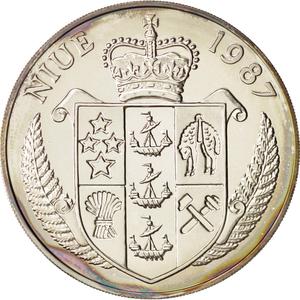 Niue / Fifty Dollars 1987 Boris Becker - obverse photo