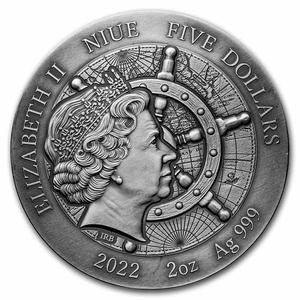 Niue / Silver Two Ounces 2022 Shipwrecks in History - San Jose - obverse photo