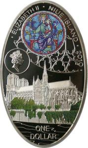 Niue / Silver Ounce 2010 Notre Dame de Paris - obverse photo