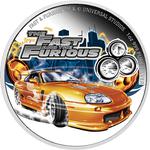 Niue / Silver Ounce 2023 Fast and Furious - Toyota Supra - reverse photo