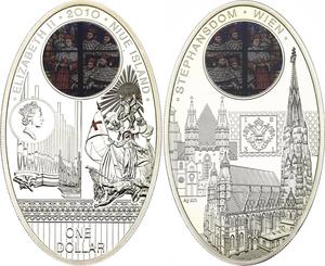 Niue / Silver Ounce 2010 St. Stephen's Cathedral - obverse photo
