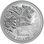 One Dollar Silver 2016 Amber Road - Europe: Photo Coin, Niue, One Dollar 2016 Amber Road - Europe / thumbnail