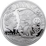 Niue / Silver Ounce 2011 Hanseatic Towns - Rostok - obverse photo