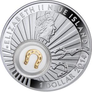 Niue / Silver Half Ounce 2014 Horseshoe - obverse photo