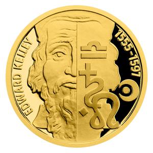 Niue / Gold Tenth-Ounce 2019 Alchemists - Edward Kelley - reverse photo