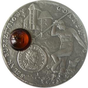 Niue / Silver Ounce 2008 Amber Route - Gdansk - reverse photo