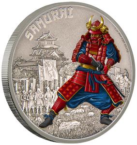 Niue / Silver Ounce 2016 Warriors of History - Samurai - reverse photo