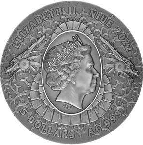 Niue / Silver Two Ounces 2022 The Punk Universe - Silkpunk - obverse photo