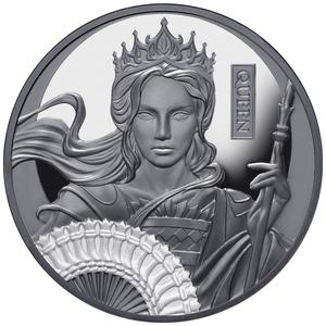 Niue / Silver Ounce 2025 Chess Queen - reverse photo