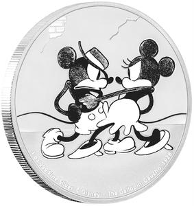 Niue / Silver Ounce 2017 Mickey - Gallopin' Gaucho - reverse photo