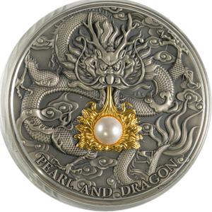Niue / Silver Two Ounces 2022 Pearl and Dragon - reverse photo