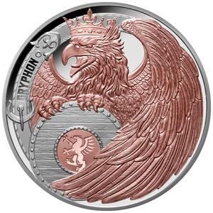 Niue / Silver Ounce 2024 Mythical Creatures - Gryphon - reverse photo