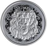 Silver Ounce 2025 Roaring Lion of Judah: Photo 2025 1 oz Roaring Lion Silver Coin / thumbnail