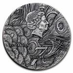 Niue / Silver Three Ounces 2022 Amazing Animals - Peacock - obverse photo