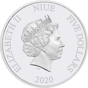 Niue / Silver Two Ounces 2020 Spooky Stories - The Raven - obverse photo