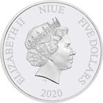 Silver Two Ounces 2020 Spooky Stories - The Raven: Photo Coin, Niue, Silver Two Ounces 2020 Spooky Stories - The Raven / thumbnail